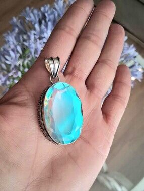 🩷Vintage Rainbow Topaz Gemstone Pendant - Last One!!!